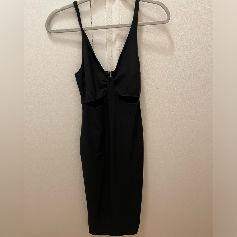 Abercrombie Black Midi Dress